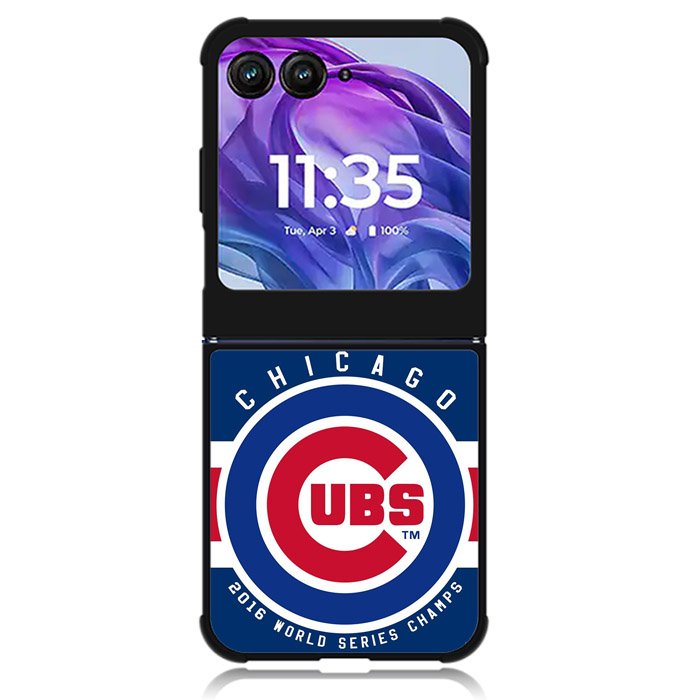 Chicago Cubs Logo 1st Motorola Moto Razr 2024 , Moto Razr 50 Case