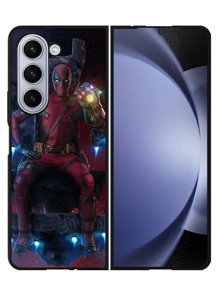 Deadpool With Infinity Gauntlet Samsung Galaxy Z Fold 5 5G Case FZ4608