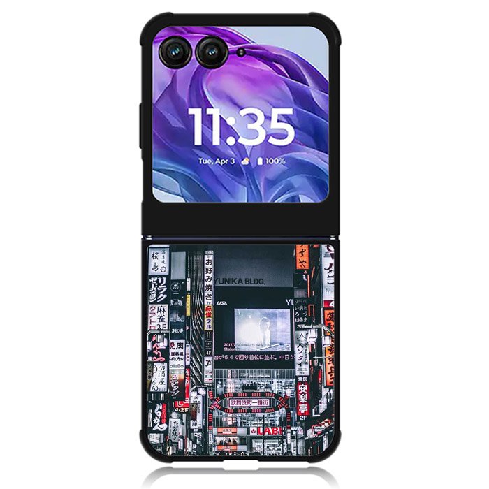 Japan Street Motorola Moto Razr 2024 , Moto Razr 50 Case