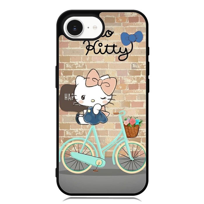 Hello Kitty Bicycle iPhone 16e Case