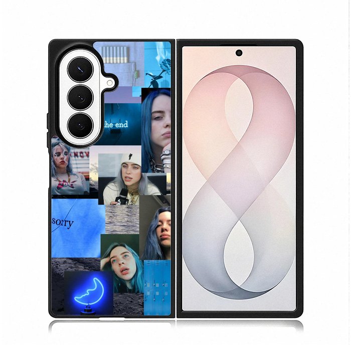 Billie Eilish Collage Samsung Galaxy Z Fold 8 Ultra Case DC0184