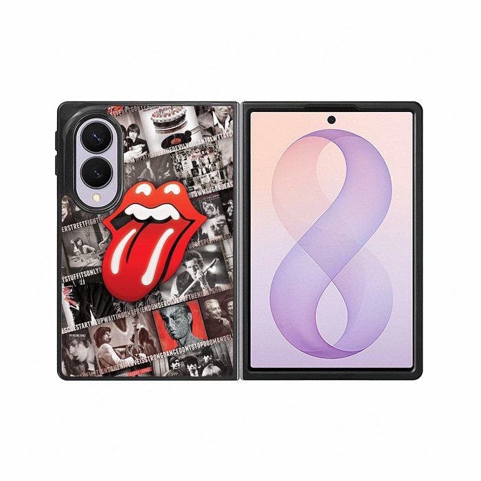 Rolling Stones Collage Samsung Galaxy Z Fold 8 Case DC1585