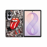 Rolling Stones Collage Samsung Galaxy Z Fold 8 Case DC1585