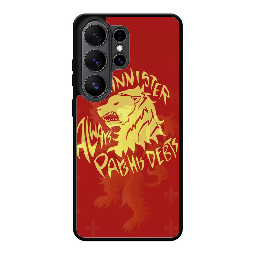 House Lannisters Sigil Red Lion Z0711 Samsung Galaxy S26 Ultra Case