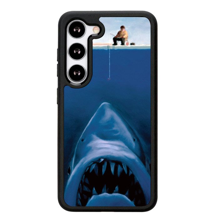 Funny Fishing Shark Samsung Galaxy S25 Plus 5G , Samsung Galaxy S25+ 5G Case