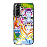 Neon Tiger And Monkey Samsung Galaxy A37 Case