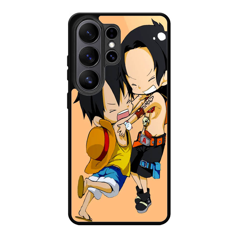 luffy and brother chibi Z0951 Samsung Galaxy S26 Ultra Case
