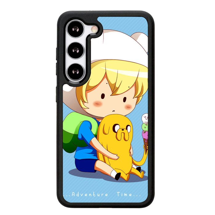 Adventure Time Chibi Finn And Jake Z0988 Samsung Galaxy S24 5G Case