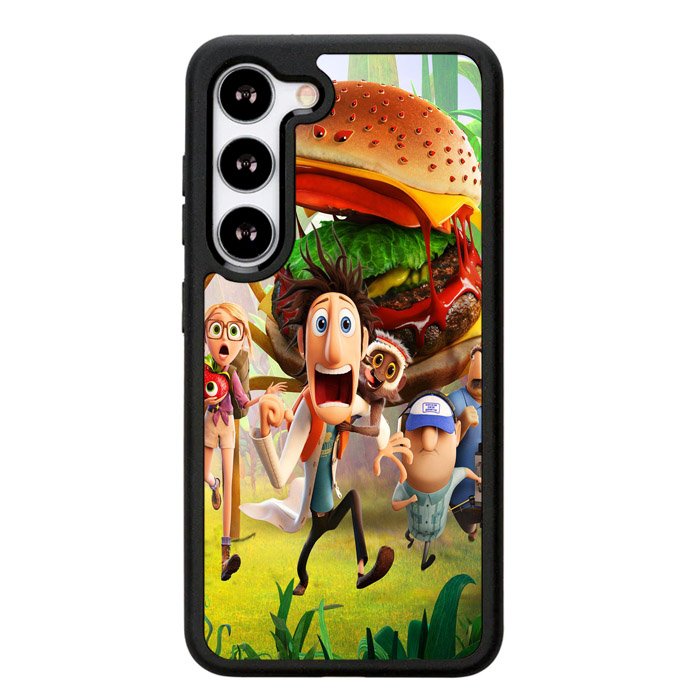 Cloudy With A Chance of Meatballs monster Z1201 Samsung Galaxy S24 Plus 5G , Samsung Galaxy S24+ 5G Case