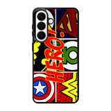 Pop Comic Super Hero Logo Z2840 Samsung Galaxy S26 Case