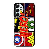 Pop Comic Super Hero Logo Z2840 Samsung Galaxy A36 5G Case