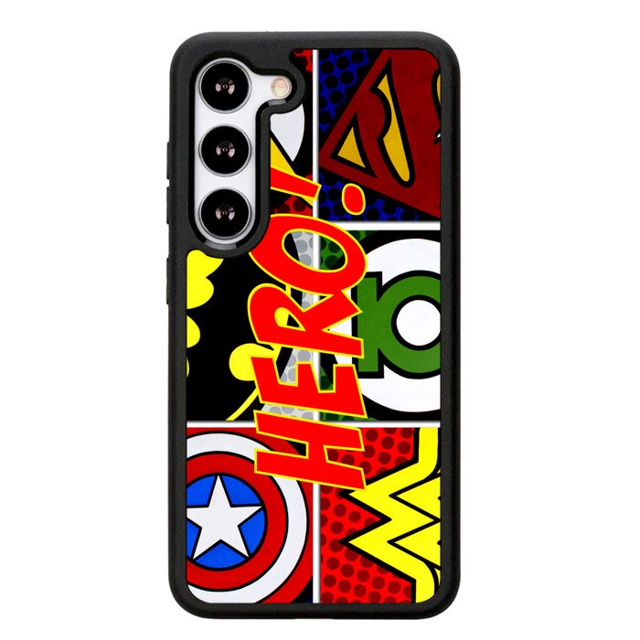 Pop Comic Super Hero Logo Z2840 Samsung Galaxy S25 Plus 5G , Samsung Galaxy S25+ 5G Case