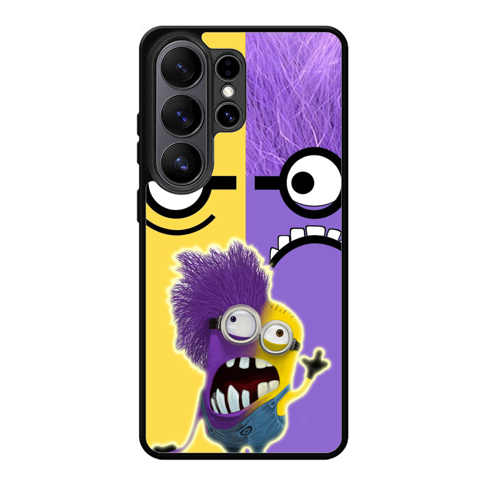 Minions Face Yellow And Purple Z2879 Samsung Galaxy S26 Ultra Case