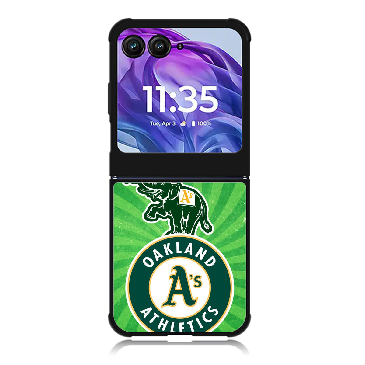 Oakland Athletics Motorola Moto Razr 2024 , Moto Razr 50 Case FE1289