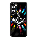 Harry Potter Divergent City of Bones  Hunger Games Logo Z3373 Samsung Galaxy S24 Plus 5G , Samsung Galaxy S24+ 5G Case