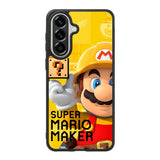 super mario maker yellow Z3516 Samsung Galaxy A57 Case