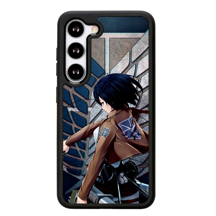 Attack on Titan Mikasa Z3546 Samsung Galaxy S24 Plus 5G , Samsung Galaxy S24+ 5G Case