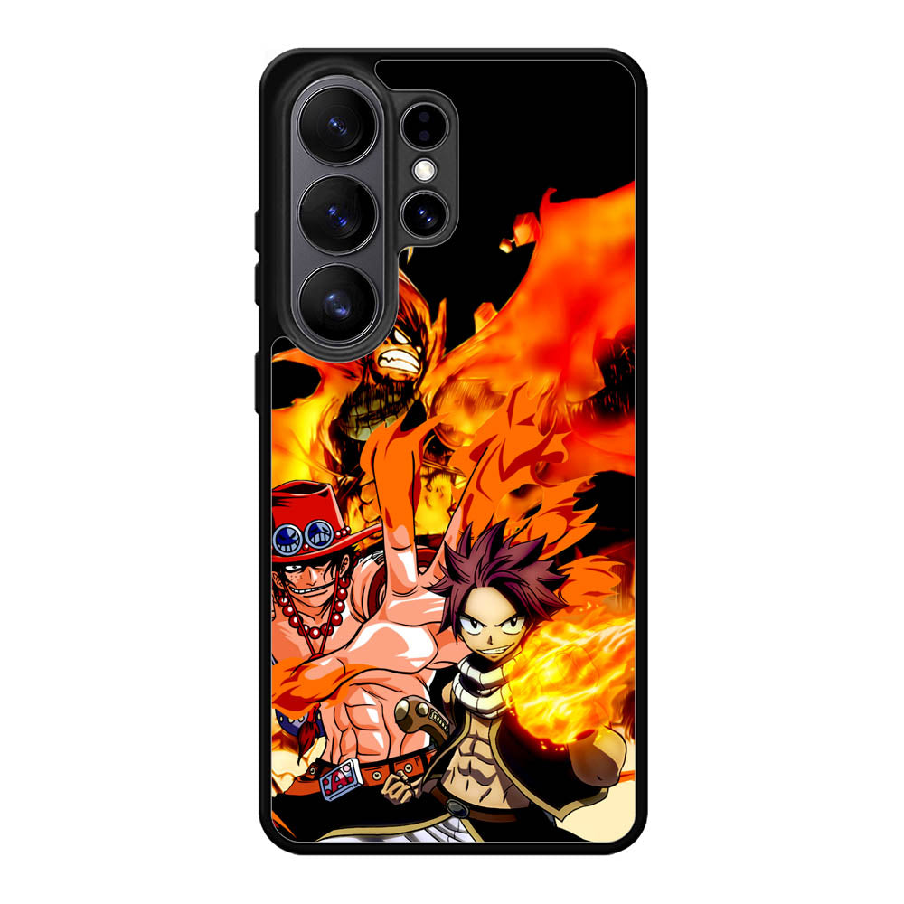 portgas d ace natsu fairy tail Z3594 Samsung Galaxy S26 Ultra Case