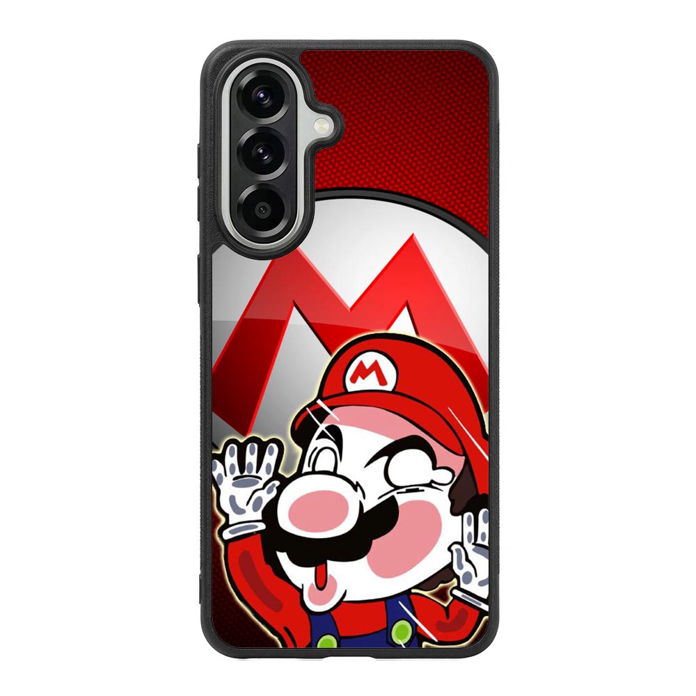 Sticker hit glass Mario Z3690 Samsung Galaxy A37 Case