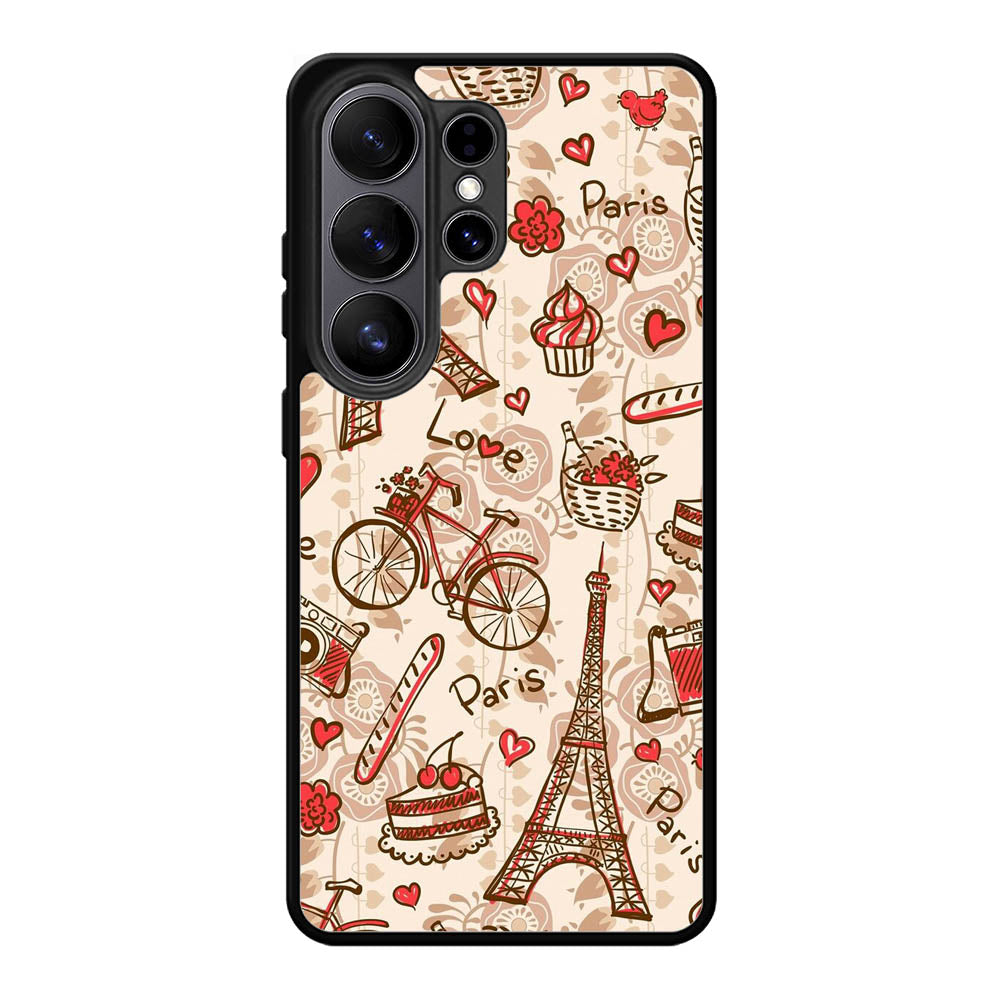 paris vintage Z3833 Samsung Galaxy S26 Ultra Case