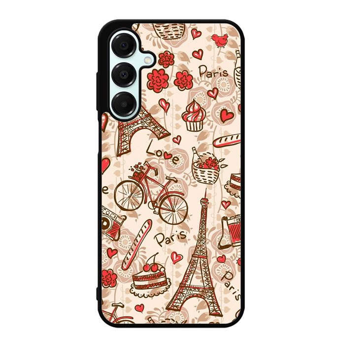 paris vintage Z3833 Samsung Galaxy A55 5G Case