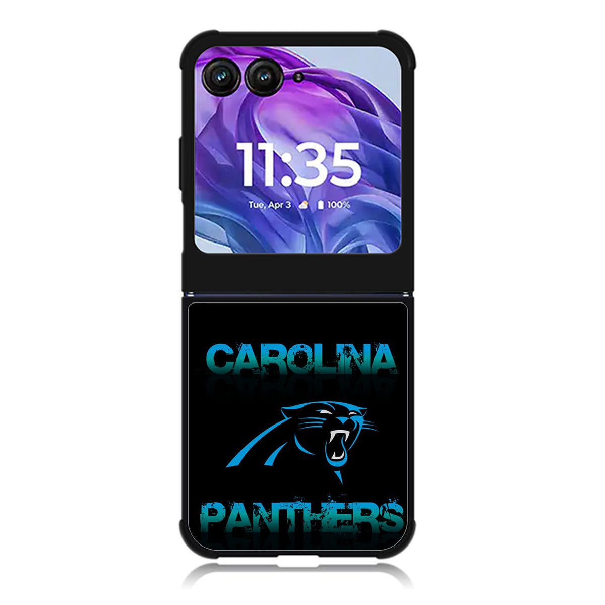 carolina panthers logo Motorola Moto Razr 2024 , Moto Razr 50 Case FE1379