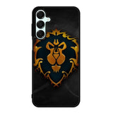 World of Warcraft Alliance Gold Logo Z4196 Samsung Galaxy A35 5G Case