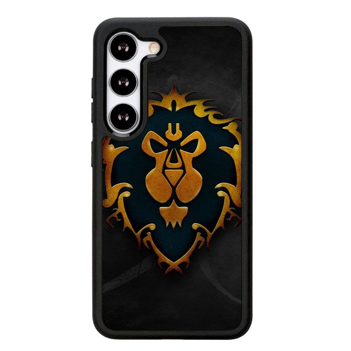 World of Warcraft Alliance Gold Logo Z4196 Samsung Galaxy S24 5G Case