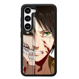 attack on titan eren Z4439 Samsung Galaxy S25 5G Case