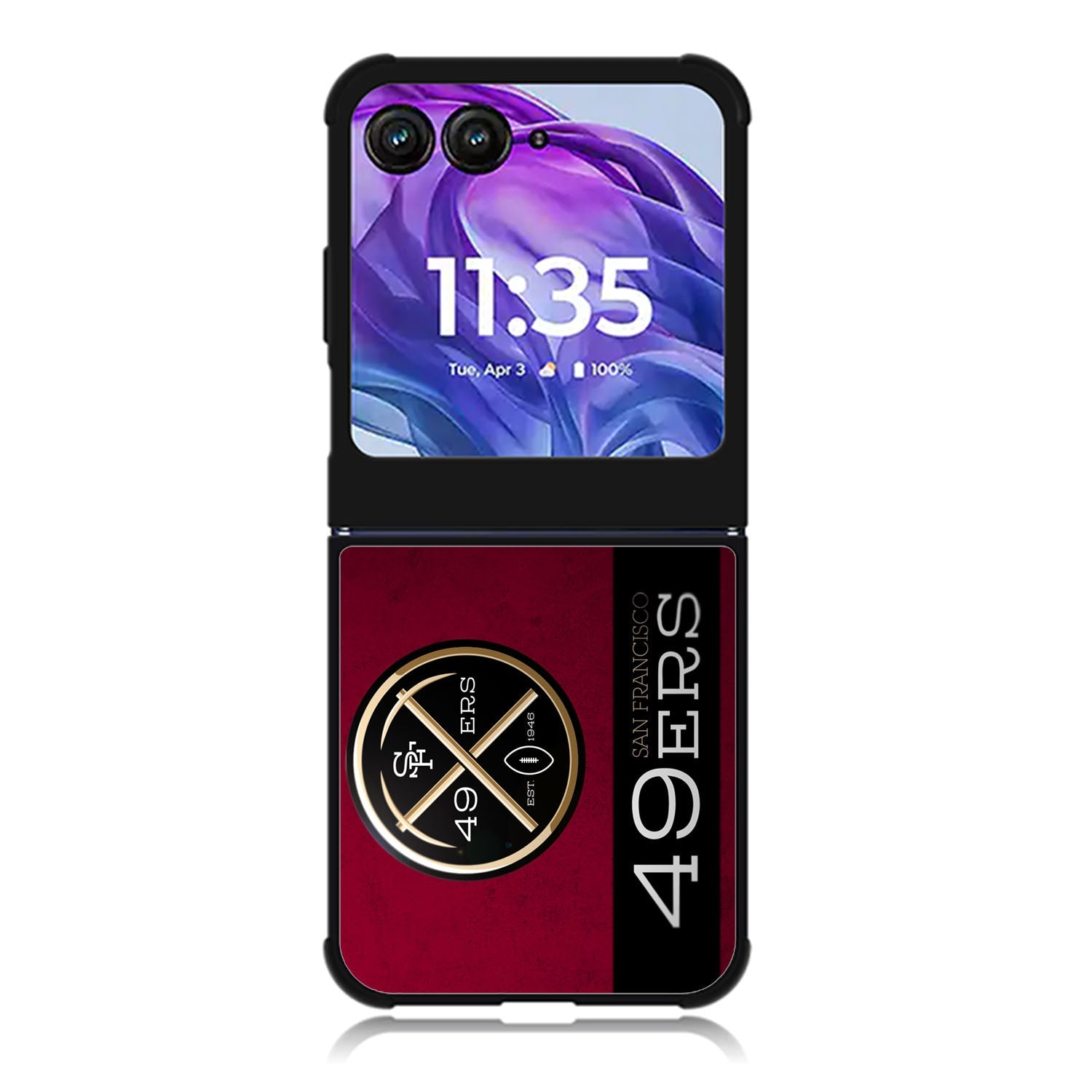 49ers logo Motorola Moto Razr 2024 , Moto Razr 50 Case FE1415
