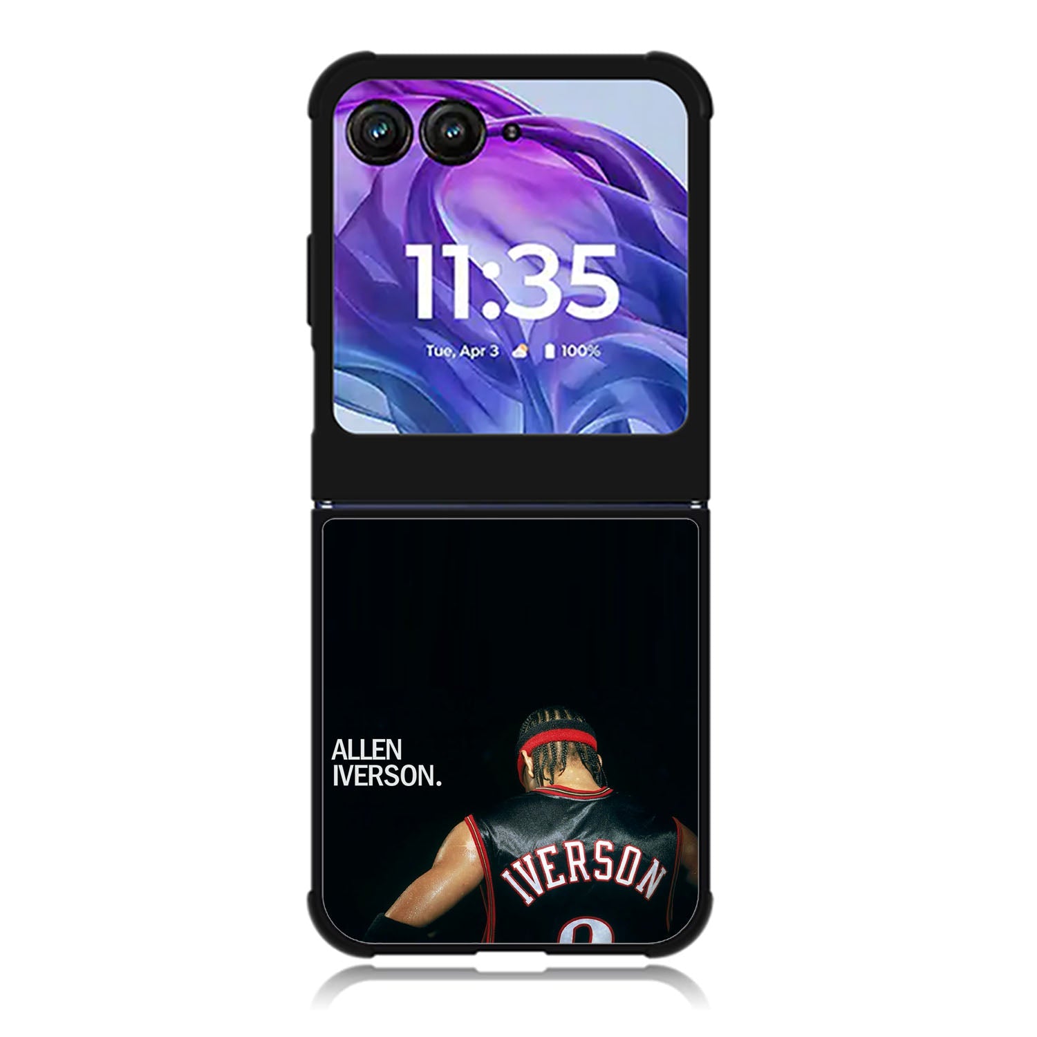 Allen Iverson  Black Motorola Moto Razr 2024 , Moto Razr 50 Case FE1416