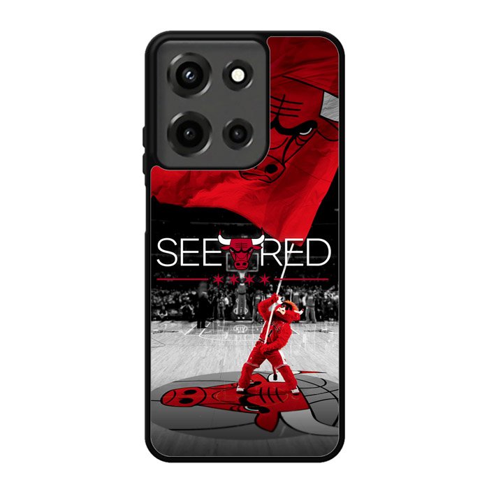 See Red Chicago Bulls Flag Playoff  Z4832 Motorola Moto G 5G 2025 Case