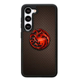 House Targaryen Logo Carbon Z5189 Samsung Galaxy S24 Plus 5G , Samsung Galaxy S24+ 5G Case