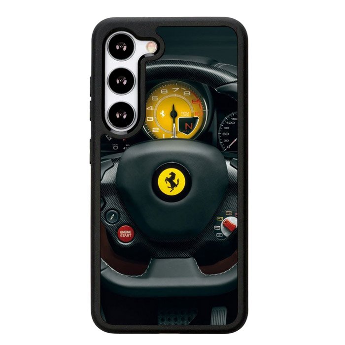 Red Ferrari Logo Z4552 Samsung Galaxy S25 5G Case