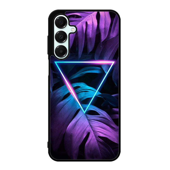 Neon Triangle Monstera Z8001 Samsung Galaxy A35 5G Case