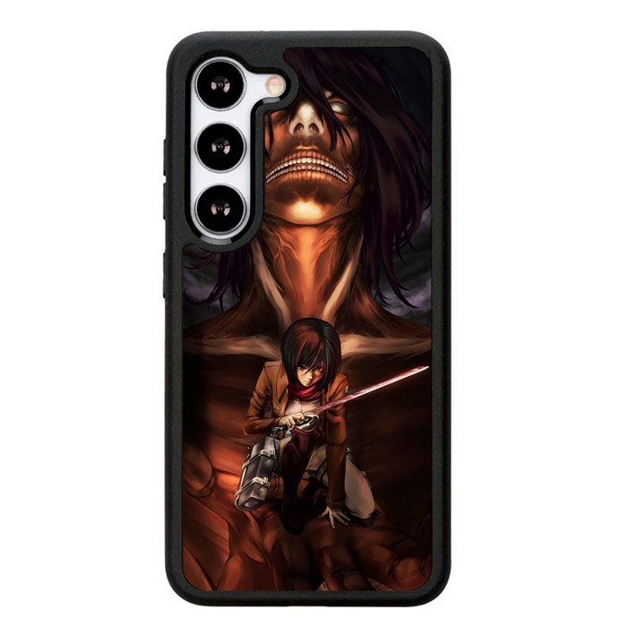 attack on titan mikasa Z8054 Samsung Galaxy S24 Plus 5G , Samsung Galaxy S24+ 5G Case