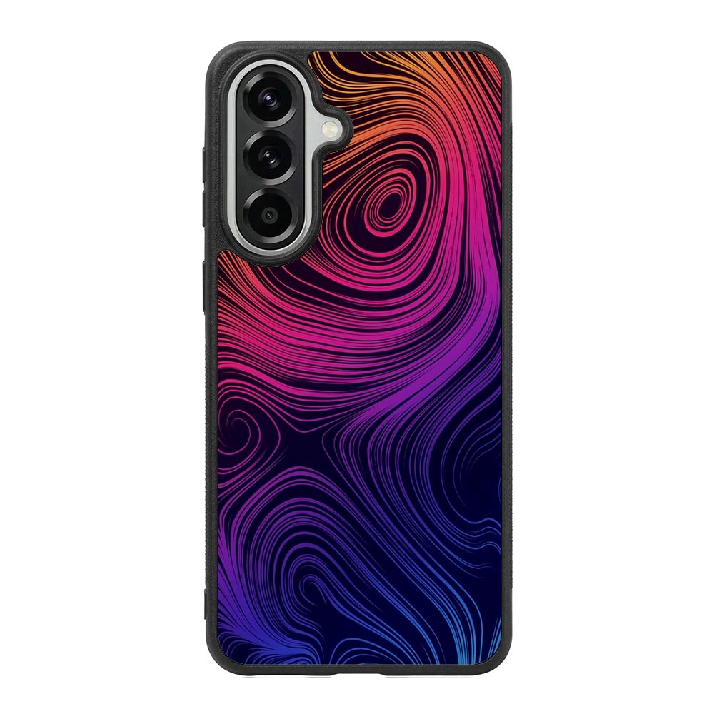 Neon Rainbow swirls Z8073 Samsung Galaxy A57 Case