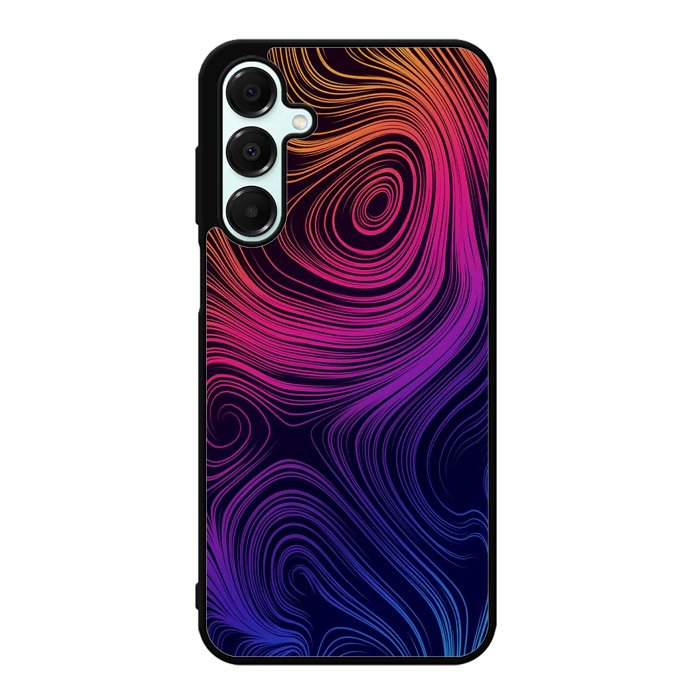Neon Rainbow swirls Z8073 Samsung Galaxy A35 5G Case