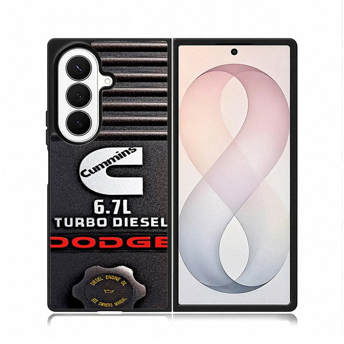 Dodge Cummins Turbo Diesel Case Samsung Galaxy Z Fold 8 Ultra Case DC0535
