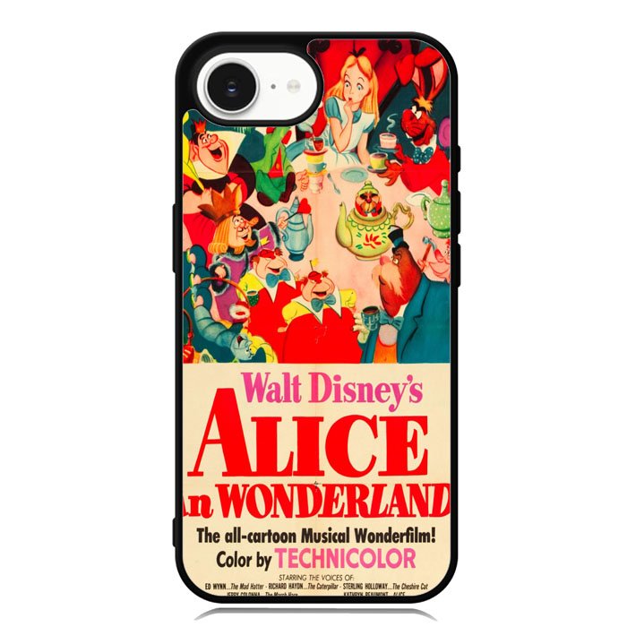 Vintage, Alice In Wonderland Poster iPhone 16e Case FE1653