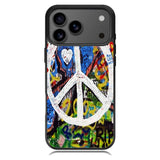 Peace Sign Graffiti Love Art Case iPhone 18 Pro Case DC1388