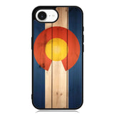 Colorado State Flag Wood iPhone 16e Case FE1718