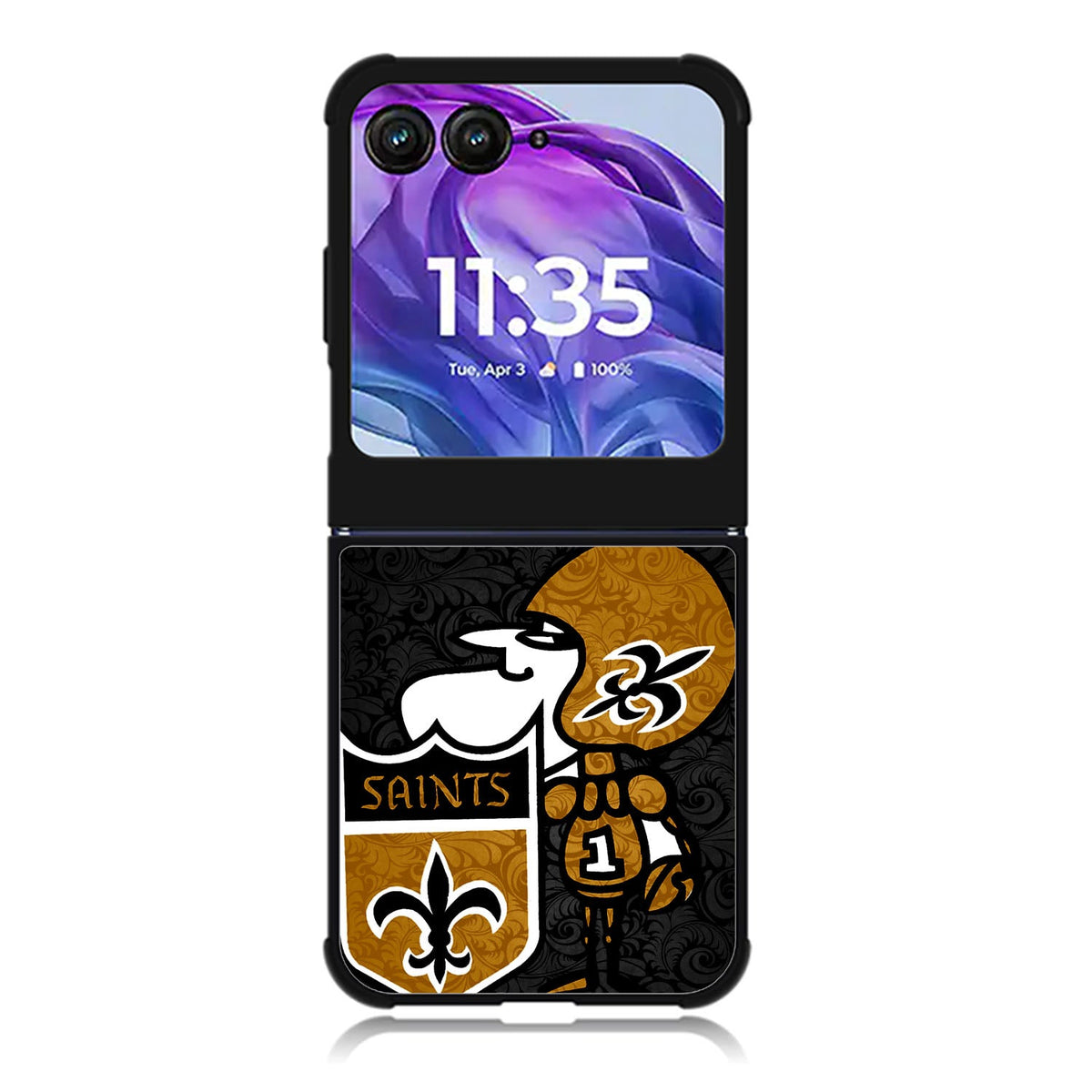 New Orleans Saints Logo Motorola Moto Razr 2024 , Moto Razr 50 Case FE1740
