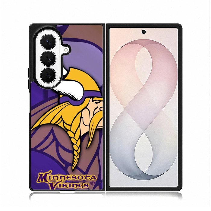Nfl Minnesota Vikings Case Samsung Galaxy Z Fold 8 Ultra Case DC1282