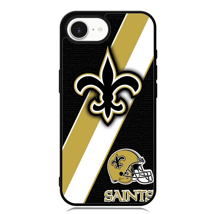 New Orleans Saints Black Old Gold iPhone 16e Case FE1804