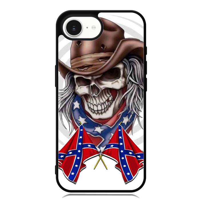 Rebel skull cowboy iPhone 16e Case FE1957