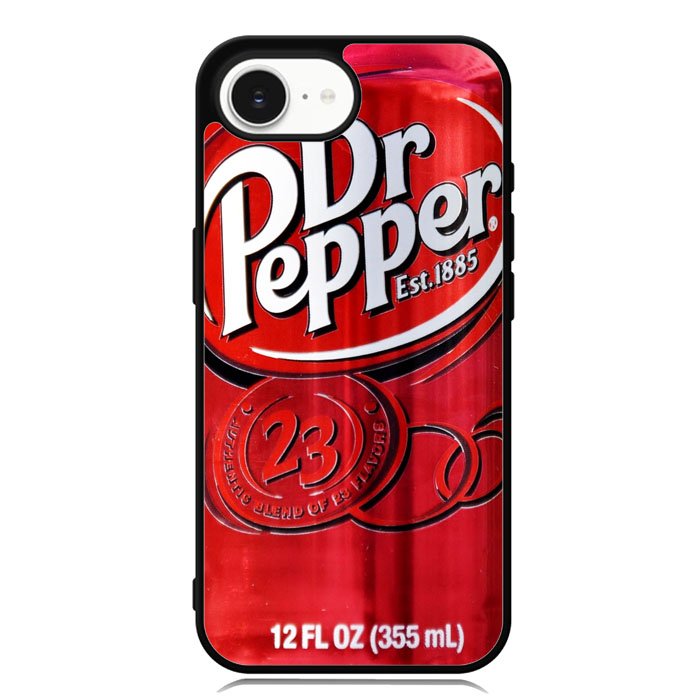 Dr Pepper Canned Can Drink Cola Soda Beverage iPhone 16e Case FE1880