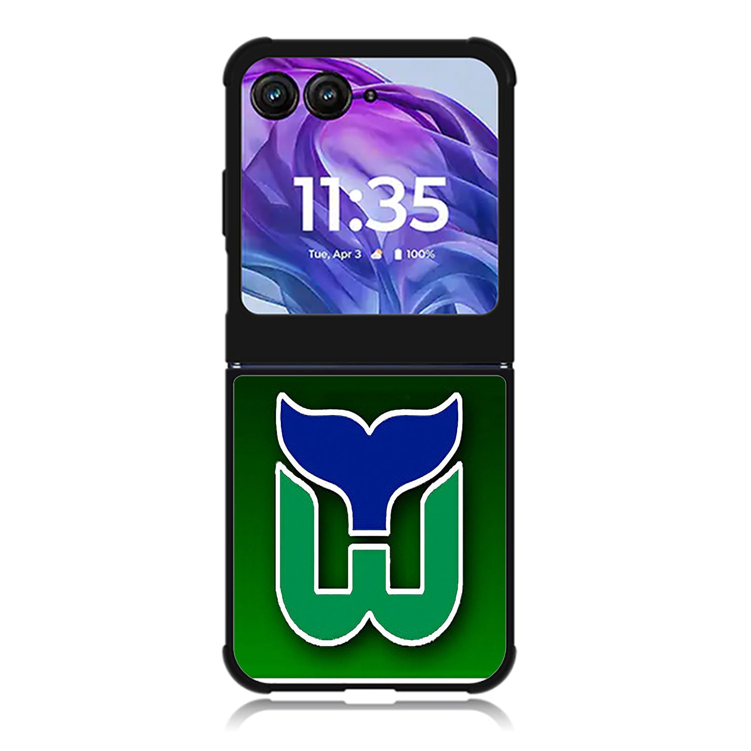 Hartford Whalers NHL Hockey Team Logo Motorola Moto Razr 2024 , Moto Razr 50 Case FE1887