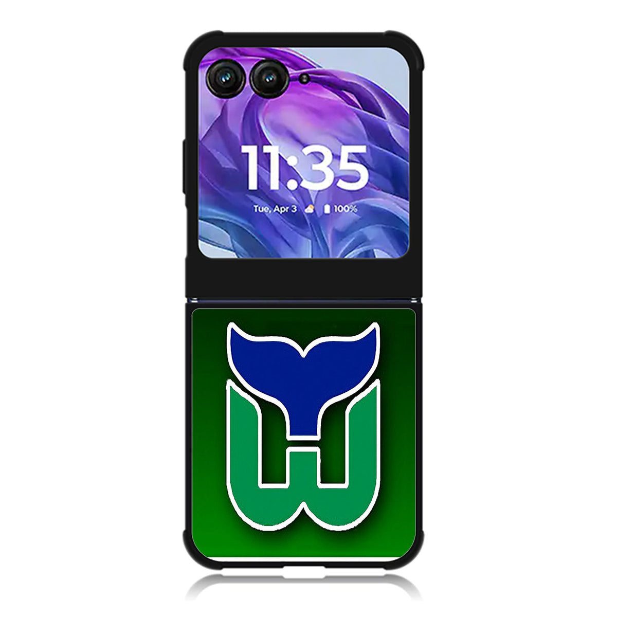 Hartford Whalers NHL Hockey Team Logo Motorola Moto Razr 2024 , Moto Razr 50 Case FE1887