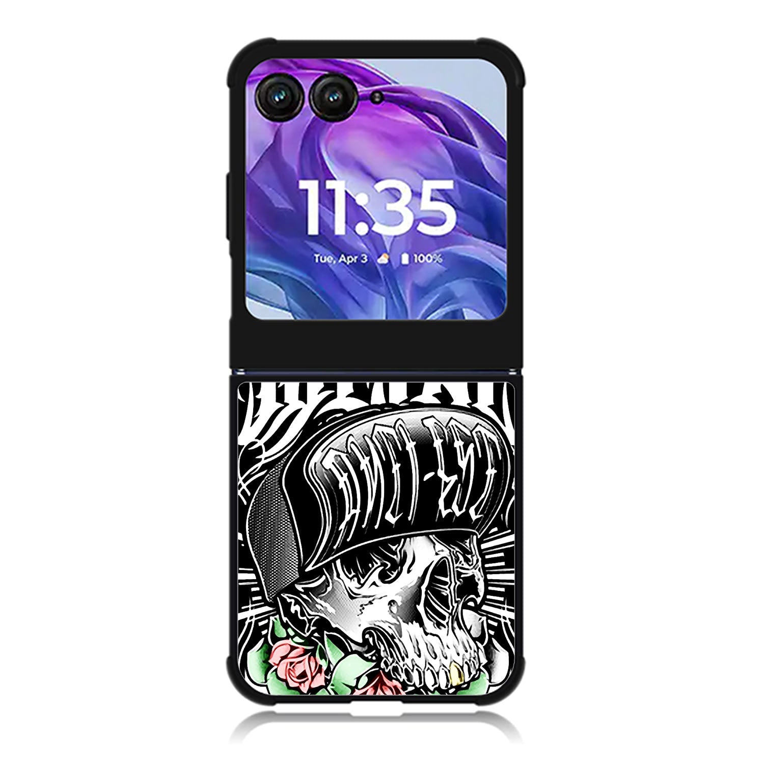 New Metal Mulisha Rose Of Skull Motorola Moto Razr 2024 , Moto Razr 50 Case FE1894